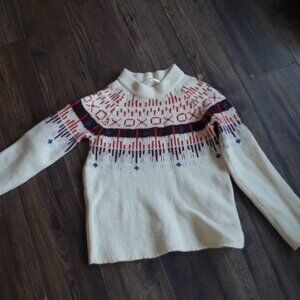 High End Beautiful Organic Wool Sweater By Lanius